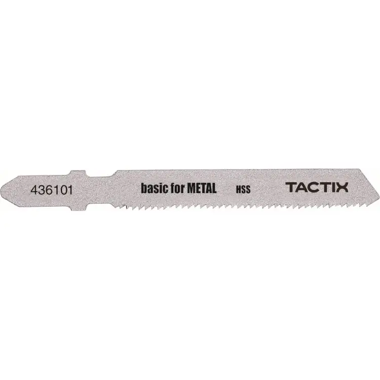 Пилка по металлу для электролобзика TACTIX Т118A 436101 Пилка по металлу для электролобзика TACTIX Т118A 436101