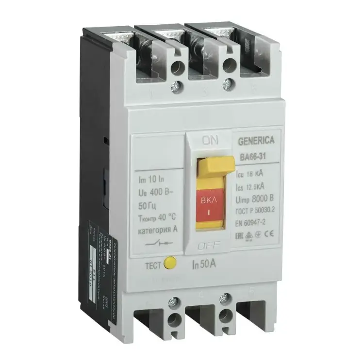 Автоматический выключатель GENERICA ВА66-31 SAV10-3-0050-G