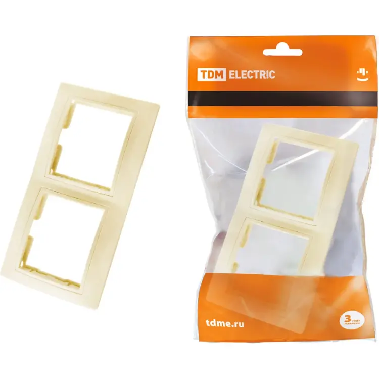 Двухпостовая горизонтальная рамка TDM ELECTRIC Таймыр SQ1814-0126