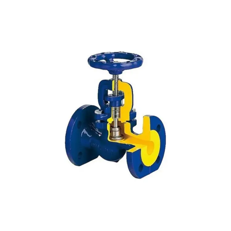 Фланцевый запорный клапан Zetkama 215F080E01 107-3718