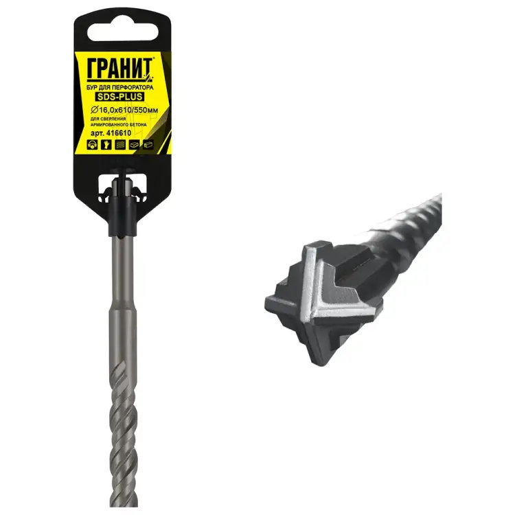 Бур sds-plus Гранит Quadro-X 416610