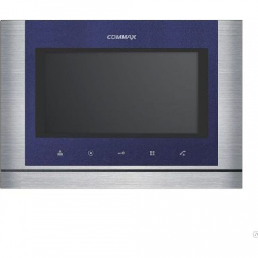 Комплект видеодомофона и вызывной панели COMMAX CDV-704MA Blue/AVC305