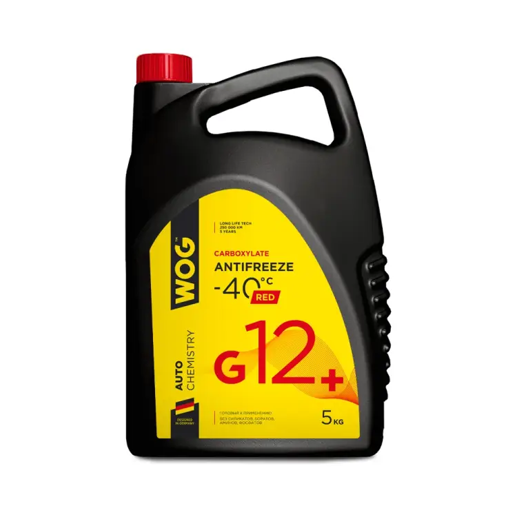Охлаждающая жидкость WOG Антифриз G12+ WGC0114