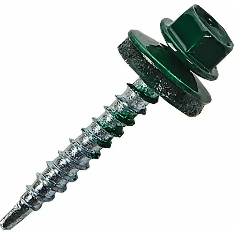 Кровельный оцинкованный саморез STARFIX 5,5x25 мм PT3 RAL 6005 4500 штук SM-31057-4500