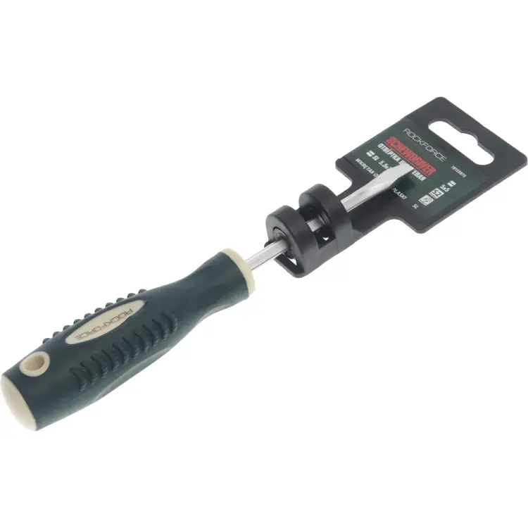 Магнитная шлицевая отвертка Rockforce Profi RF-70155075(28247) Магнитная шлицевая отвертка Rockforce Profi RF-70155075(28247)
