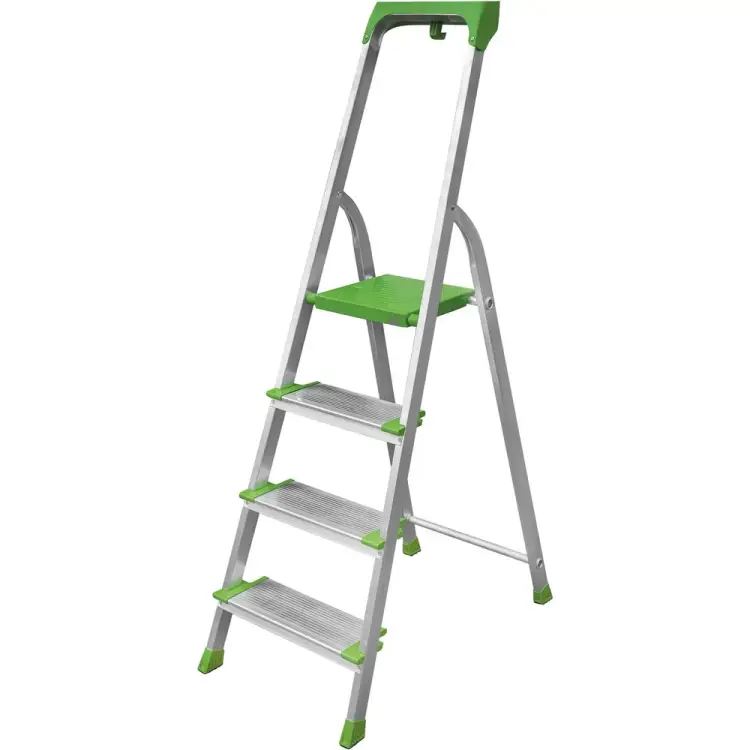 Алюминиевая стремянка с органайзером Новая Высота 2118104 Алюминиевая стремянка с органайзером Новая Высота 2118104