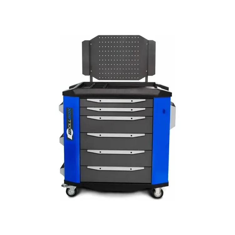 Инструментальная тележка Toollbox premium ТВР-6 RAL 5005 Инструментальная тележка Toollbox premium ТВР-6 RAL 5005
