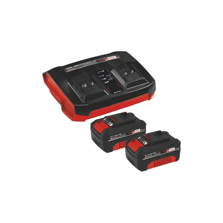 Устройство зарядное + аккумулятор Einhell PXC 2x4,0 Aч + двойное ЗУ Twincharger 3A 4512112 Устройство зарядное + аккумулятор Einhell PXC 2x4,0 Aч + двойное ЗУ Twincharger 3A 4512112