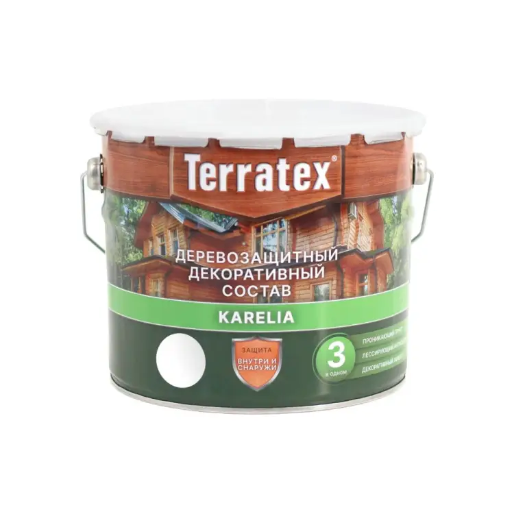 Декоративный деревозащитный состав ТЕРРАТЕКС ЭК000136996