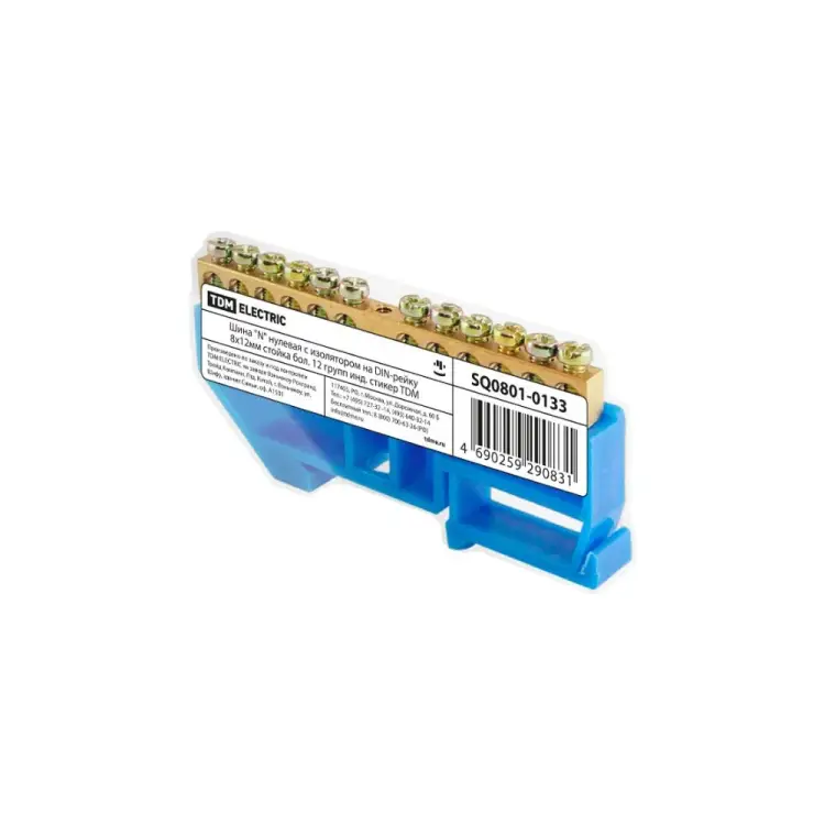 Шина TDM ELECTRIC N нулевая SQ0801-0133