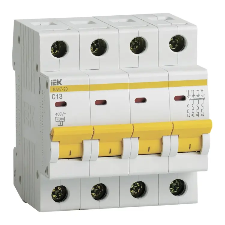 Автоматический выключатель IEK ВА47-29 MVA20-4-013-C