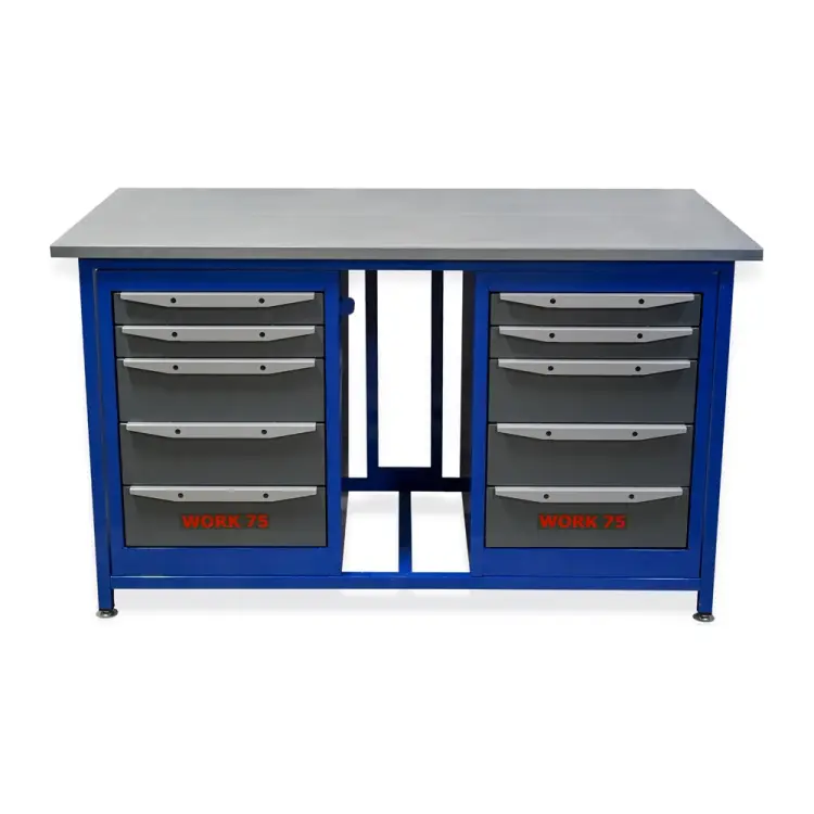 Двухтумбовый верстак WORK WK1500(Т5-Т5)