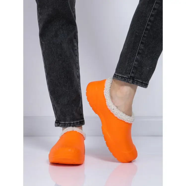 Утепленные женские галоши OYO Delux 2L.GL.U оранжевый р.39