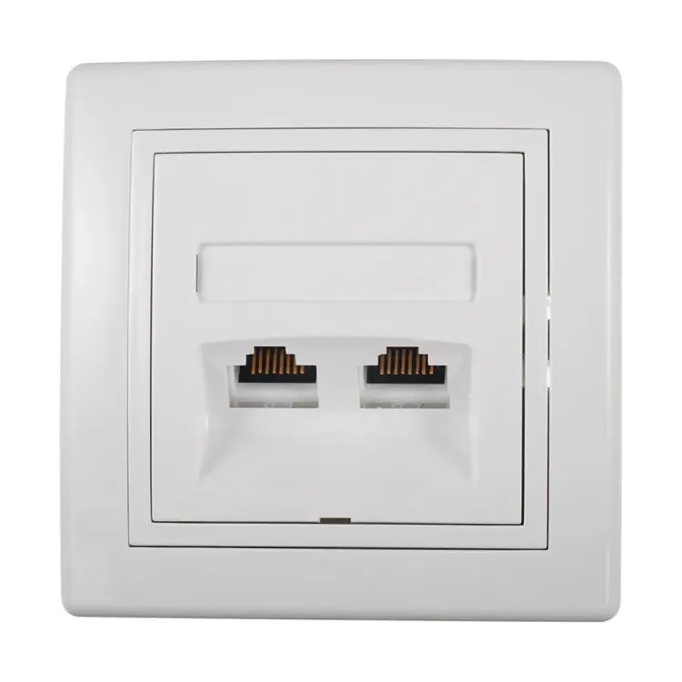 Коммуникационная двойная розетка Aling-conel PRESTIGE 615.00 113032