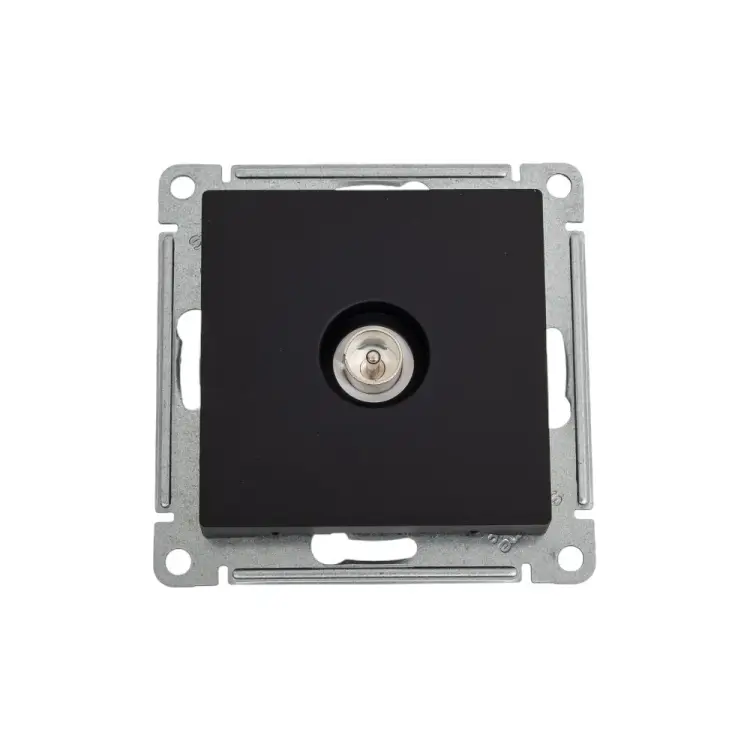 Одиночная антенная розетка Systeme Electric Карбон TV коннектор ATN001093