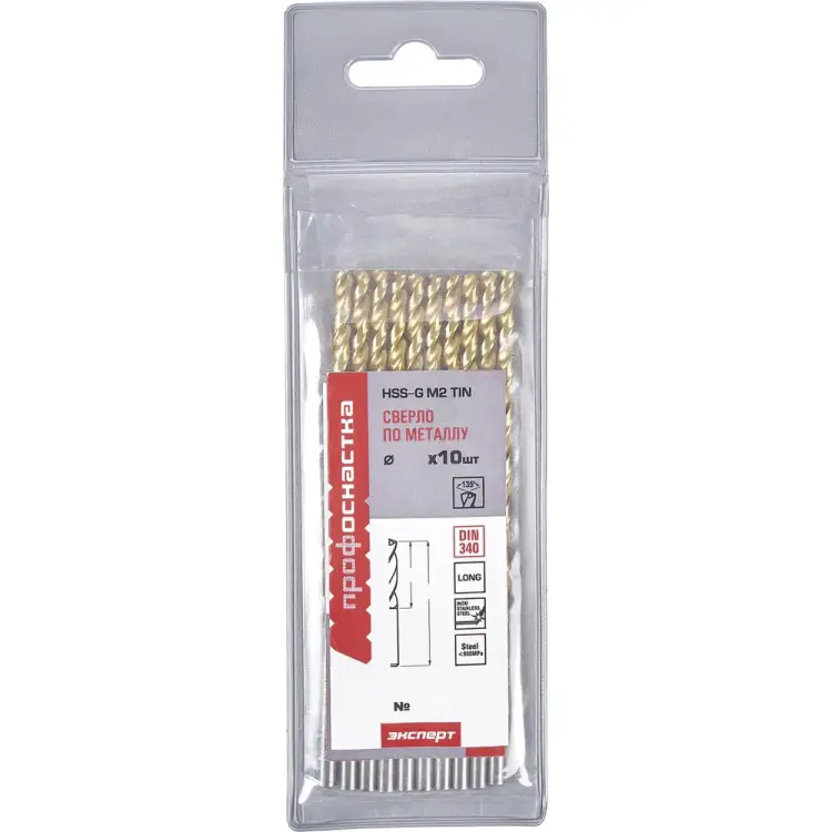 Удлиненное сверло по металлу Профоснастка Эксперт №681 30206041