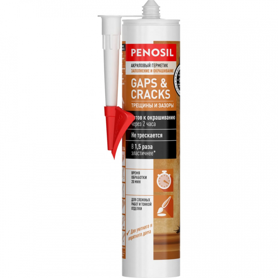 Акриловый герметик для швов Penosil Gaps&Cracks