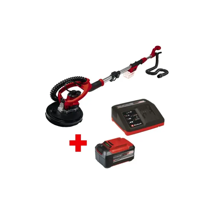 Шлифмашина для стен и потолка Einhell PXC TE-DW 18/225 4259990SET
