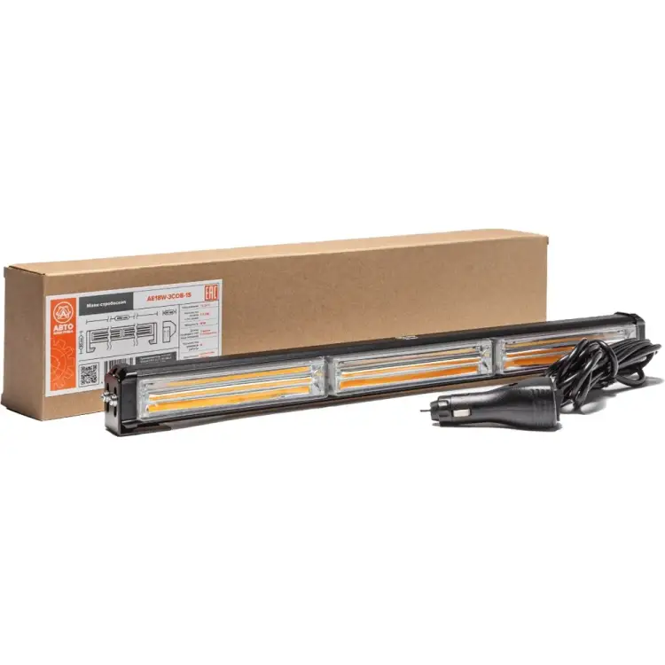 Маяк-стробоскоп АВТОЭЛЕКТРИКА AE18W-3COB-1S 09.02309