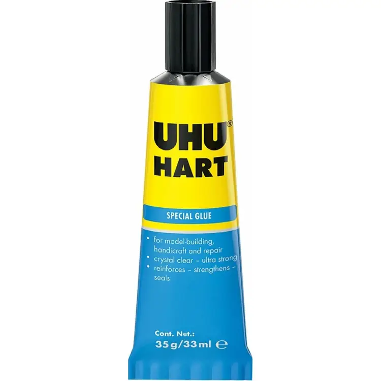 Клей для жестких пластиков UHU HART 40936 Клей для жестких пластиков UHU HART 40936