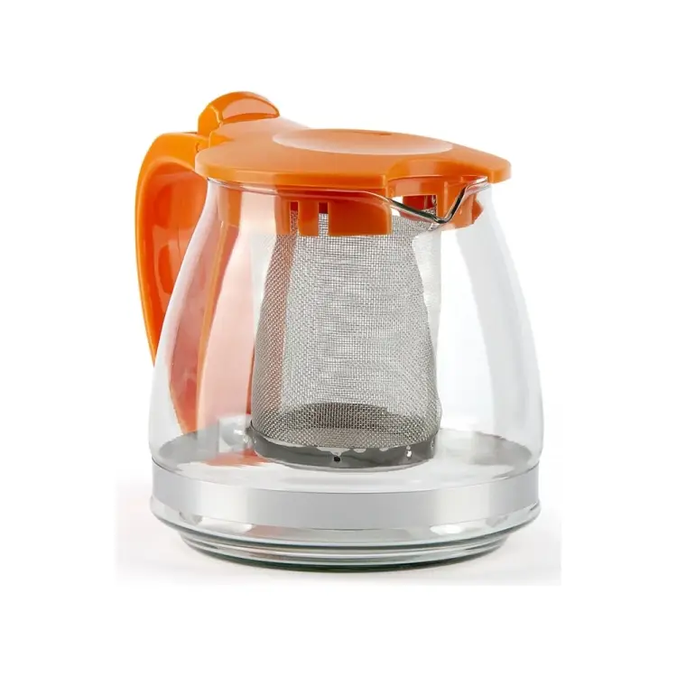 Стеклянный заварочный чайник BAROUGE BF-502/48 BF-502 700 мл/оранжевый/чайник Стеклянный заварочный чайник BAROUGE BF-502/48 BF-502 700 мл/оранжевый/чайник