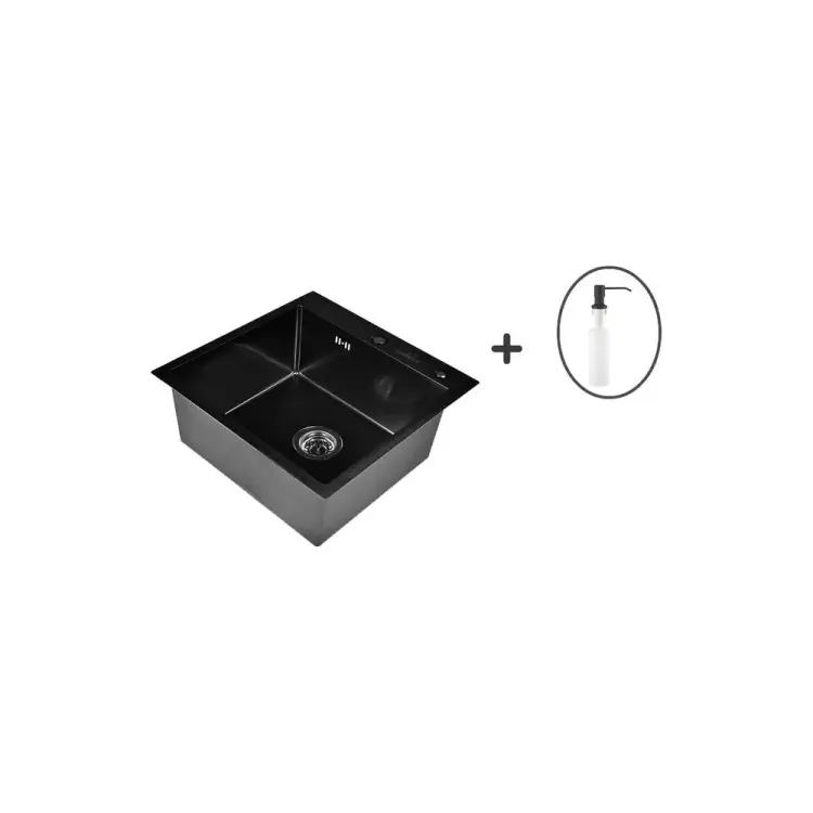 Комплект кухонной мойки WISENT WGS35050B/WGER019B/W405B