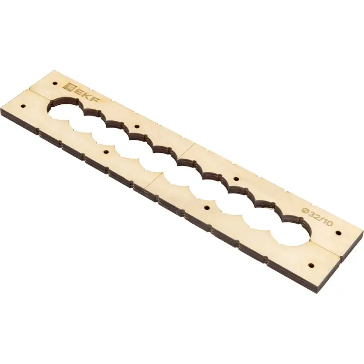 Шаблон для групповых отверстий EKF Expert sh-d32-10