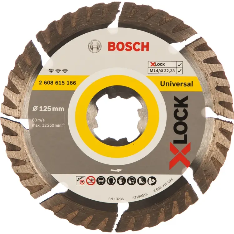 Алмазный диск Bosch X-LOCK Standard for Universal 2608615166 Алмазный диск Bosch X-LOCK Standard for Universal 2608615166