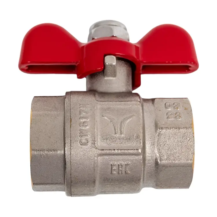 Полнопроходной шаровый кран PRO AQUA FWB63-f25-f25x