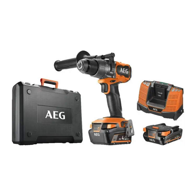 Ударная бесщеточная аккумуляторная дрель-шуруповерт AEG BSB18C3BL-X02C 4935478937