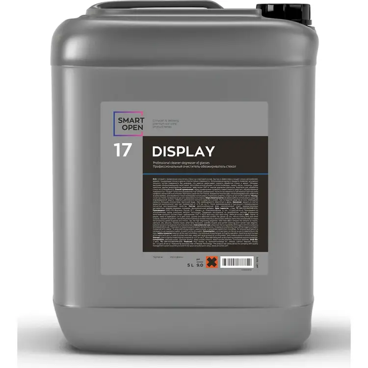 Профессиональный очиститель-обезжириватель для стекол Smart Open DISPLAY 17 15175