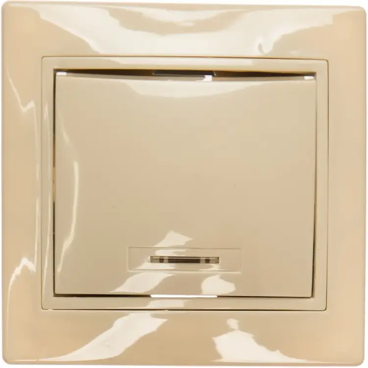 Одноклавишный выключатель IEK КВАРТА EVK11-K33-10-DM