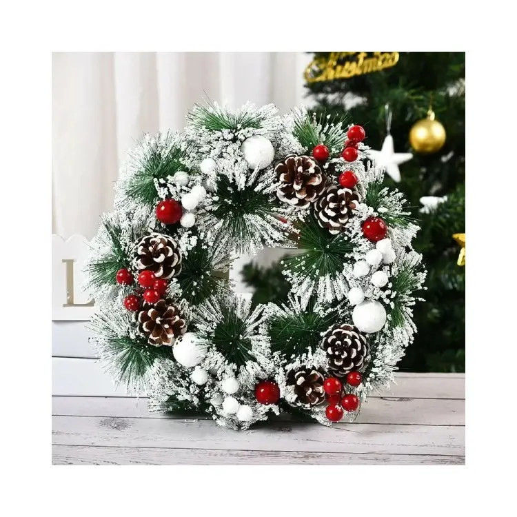 Венок новогодний на дверь ZDK Homium Happy New Year NYhappy01