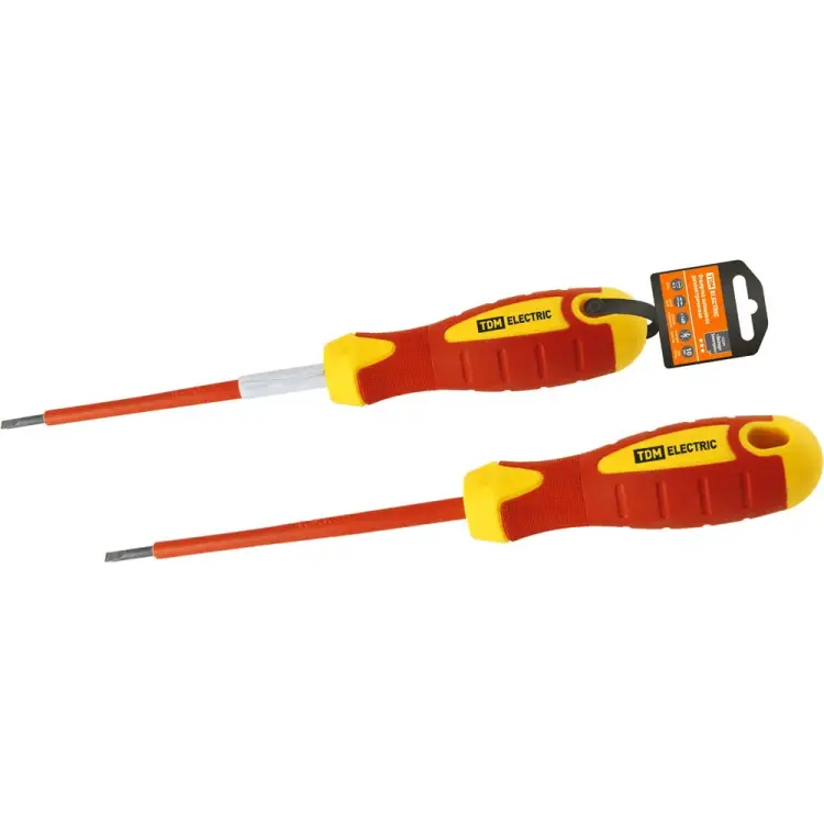 Диэлектрическая шлицевая отвертка TDM ELECTRIC ЭкспертЭлектрик SQ1007-0105 Диэлектрическая шлицевая отвертка TDM ELECTRIC ЭкспертЭлектрик SQ1007-0105