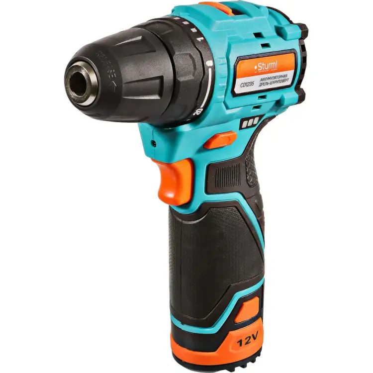 Аккумуляторный шуруповерт Sturm 1BatterySystem12V CD1235 Аккумуляторный шуруповерт Sturm 1BatterySystem12V CD1235