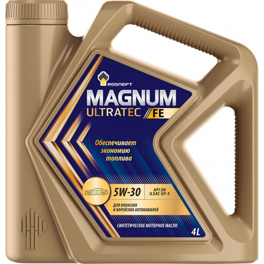 Синтетическое моторное масло Роснефть Magnum Ultratec FE 5W-30 SN-CF