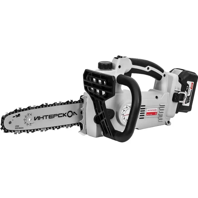 Бесщеточная аккумуляторная цепная пила Интерскол ПЦА-10/18В 696.4.1.70 Бесщеточная аккумуляторная цепная пила Интерскол ПЦА-10/18В 696.4.1.70