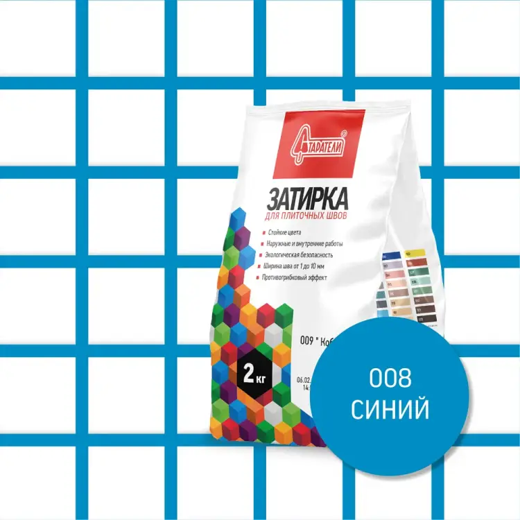 Затирочная смесь для плиточных швов Старатели 3277/3523