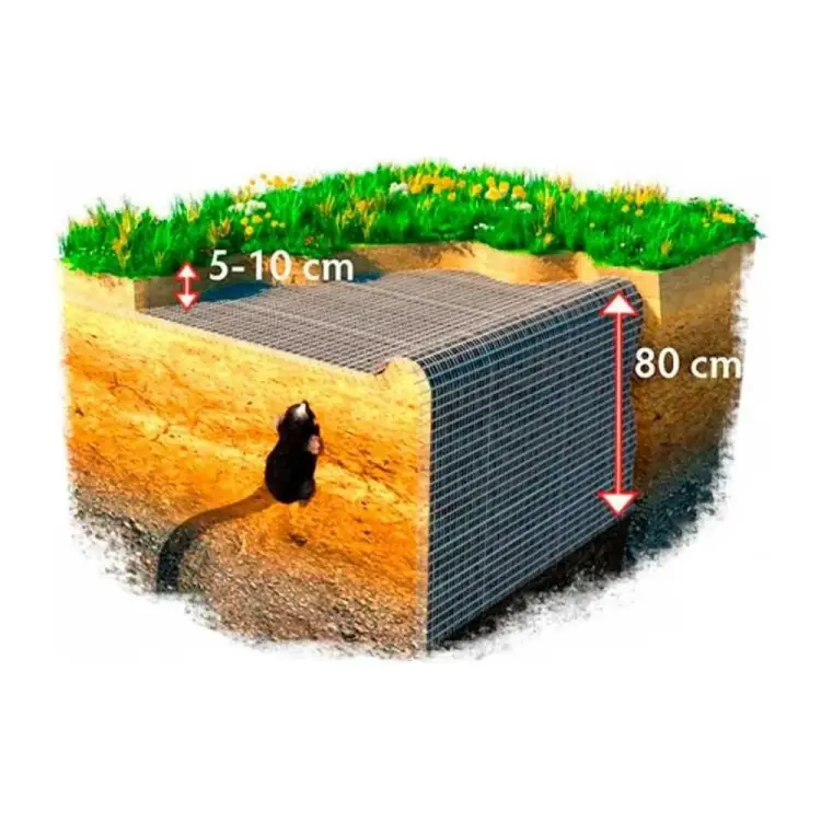 Сетка от кротов ГеоПластБорд 00-00001176 Сетка от кротов ГеоПластБорд 00-00001176