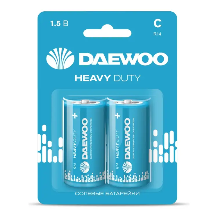 Солевая батарейка DAEWOO Heavy Duty 2021 5029422