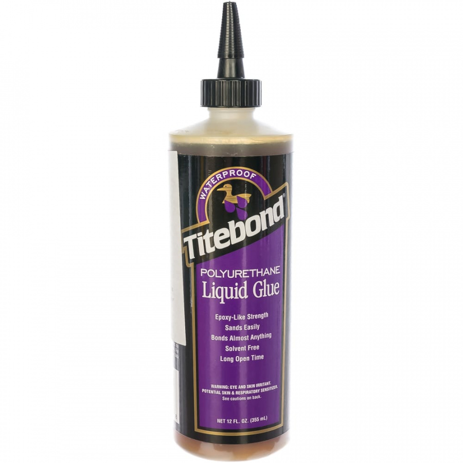 Полиуретановый клей для пористых и непористых материалов Titebond Polyurethane Wood Glue