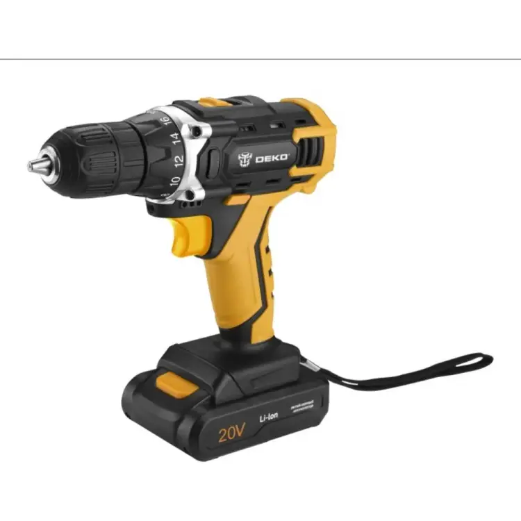 Аккумуляторная дрель-шуруповерт DEKO DKCD20FU-Li (2023) 063-4102