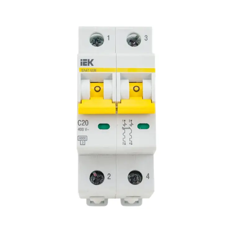 Автоматический выключатель IEK ВА47-60M MVA31-2-020-C