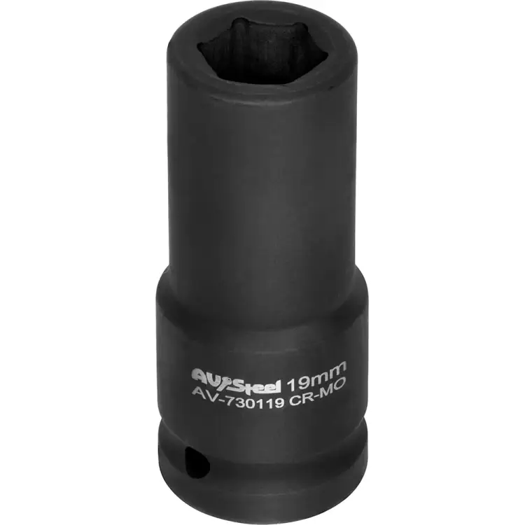 Ударная шестигранная удлиненная головка AV Steel AV-730119