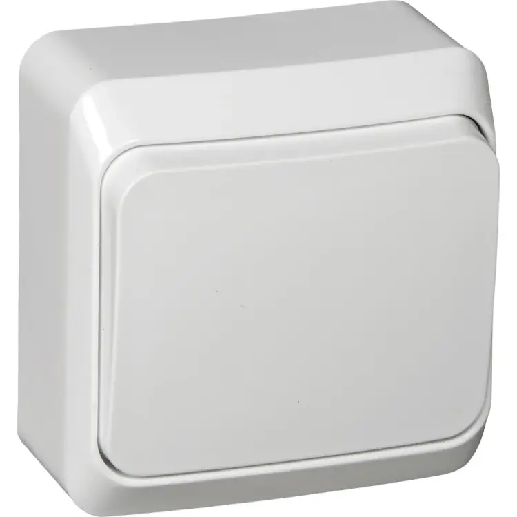 Кнопочный одноклавишный выключатель Systeme Electric Этюд KA10-001B