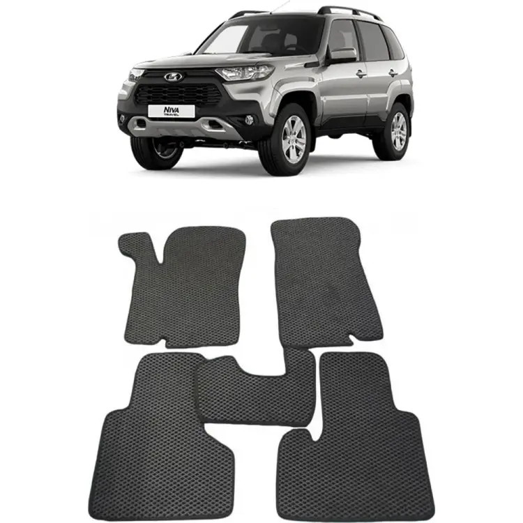 Ковры в салон автомобиля lada niva travel 2020 - Eva Smart 3579-B5A7-S