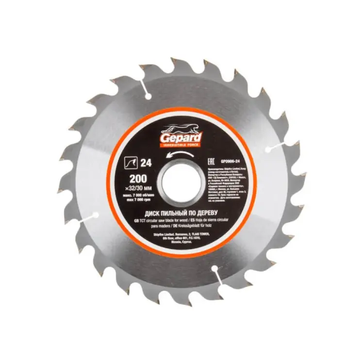Пильный диск Gepard GP0906-24 Пильный диск Gepard GP0906-24