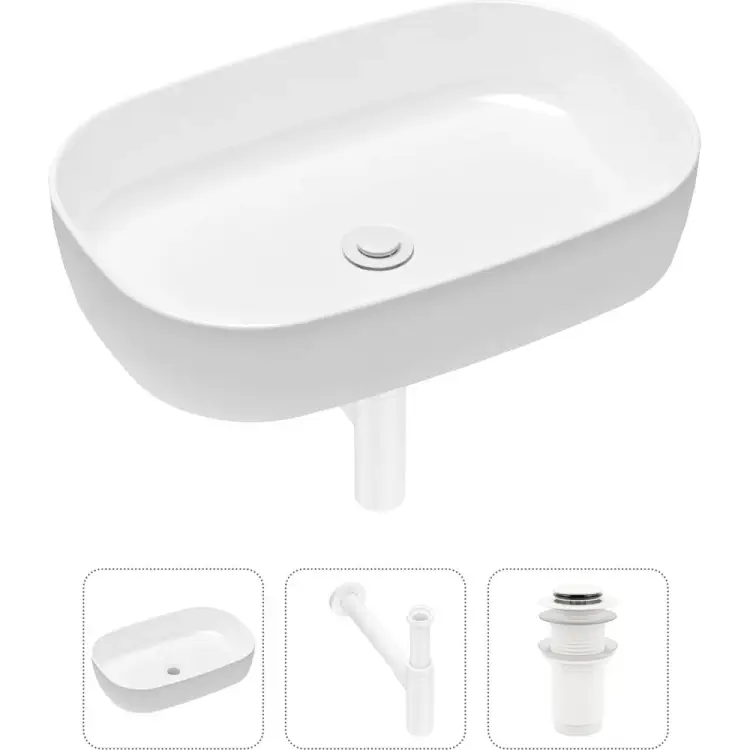 Накладная раковина для ванной Lavinia Boho Bathroom Sink Slim 21520097