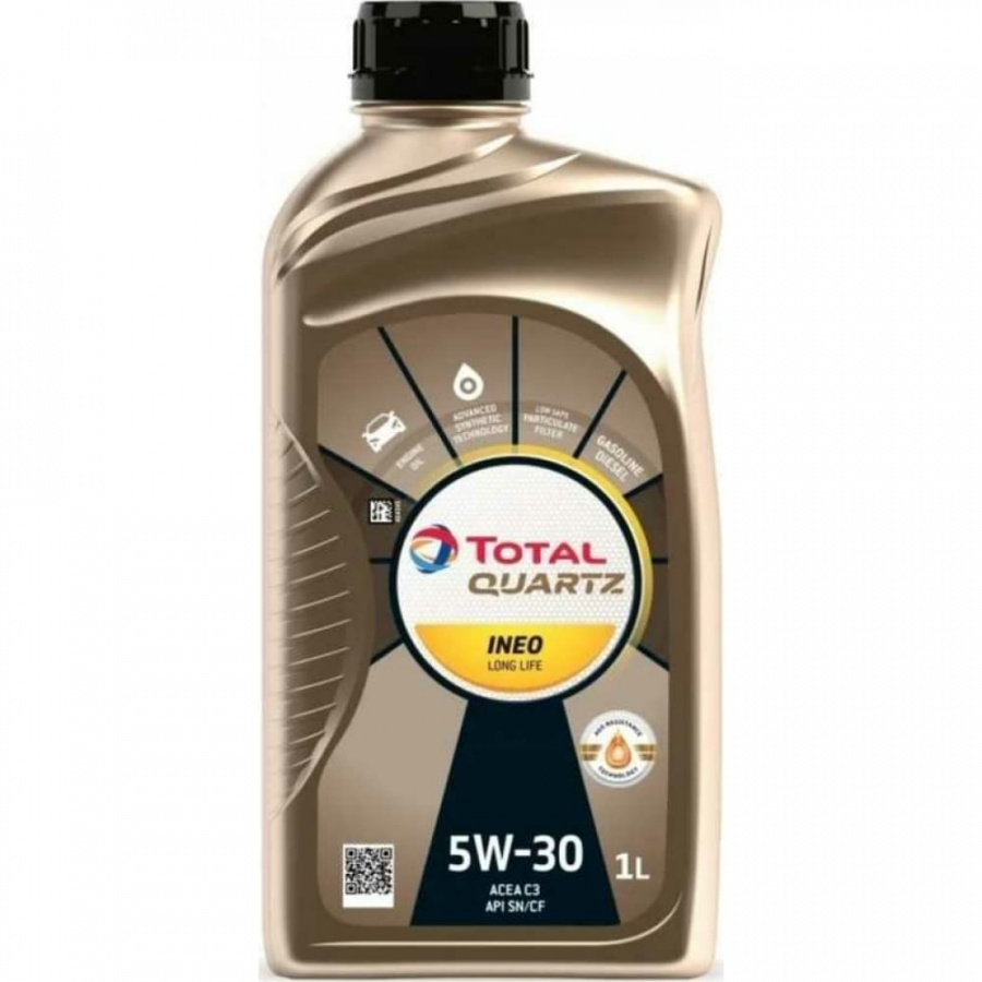 Масло для 4-х тактных двигателей TOTAL QUARTZ INEO L LIFE 5W30