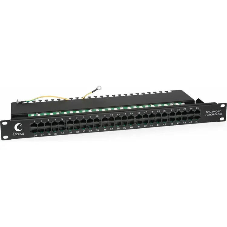 Патч-панель Cabeus PL-50-TEL-Dual Патч-панель Cabeus PL-50-TEL-Dual